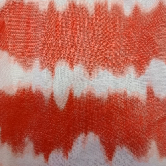 Jones New York Sport Petite 100% linen Tie Dye Boho Blouse size M - Picture 6 of 10